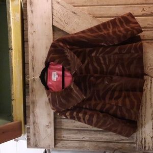 PRECIOUS Brown Animal Print Jacket